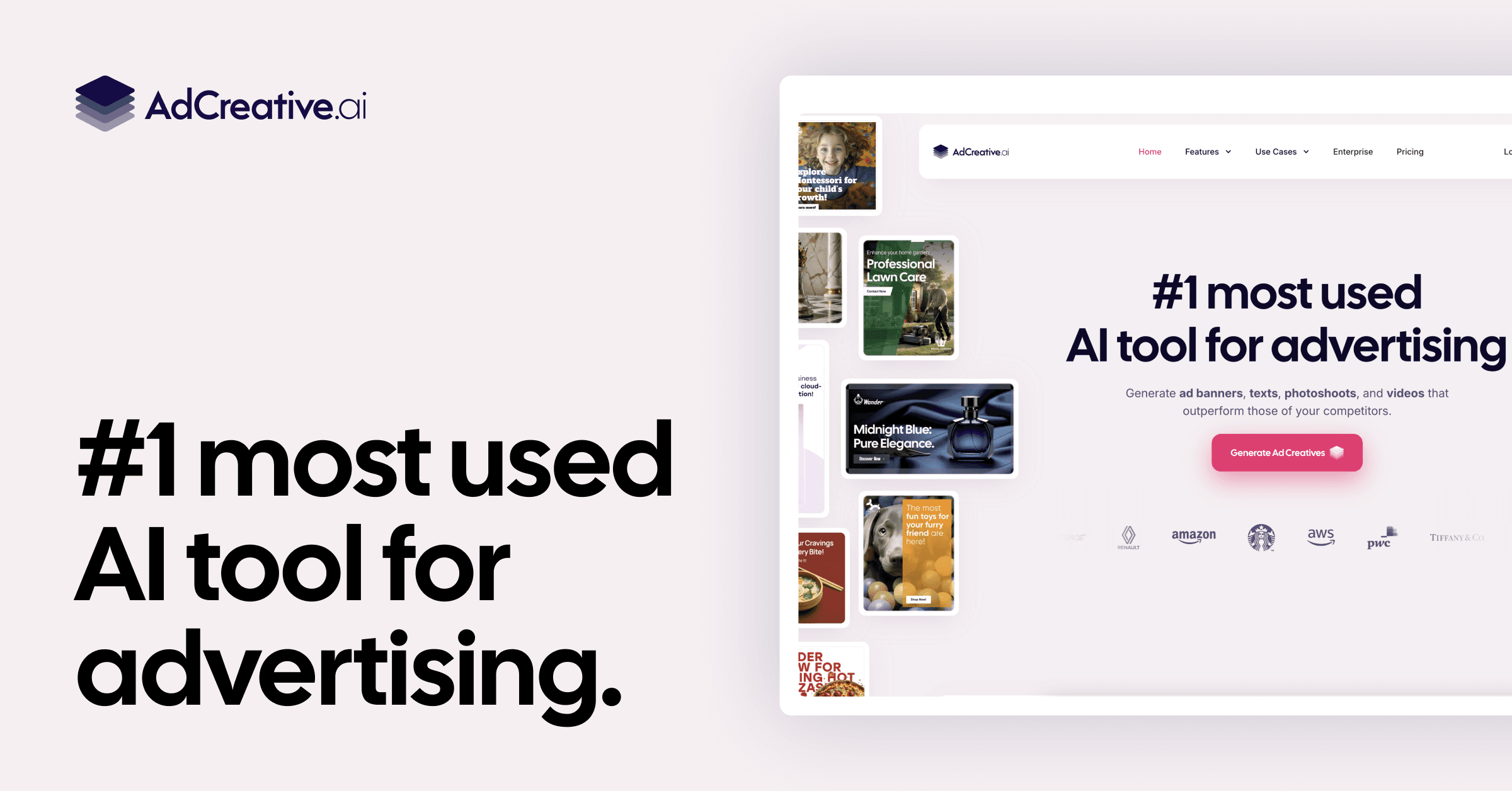 Adcreative Ai Image Generation tool preview