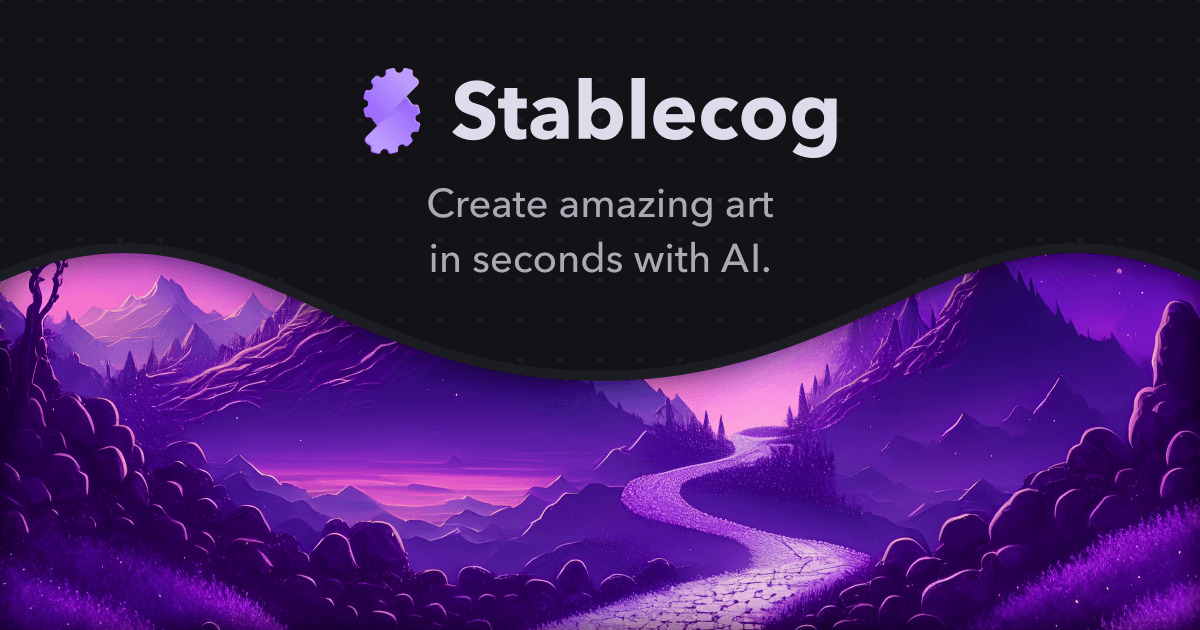 Stablecog Image Generation tool preview