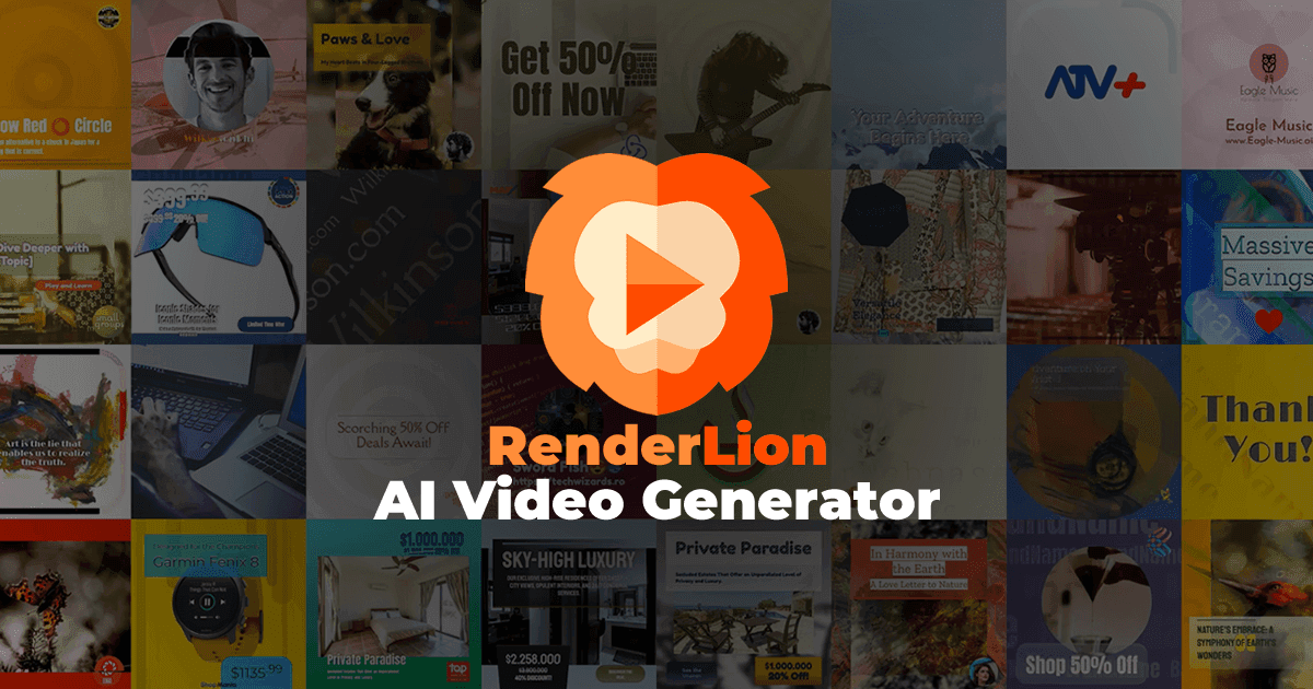 Renderlion Video & Animation tool preview